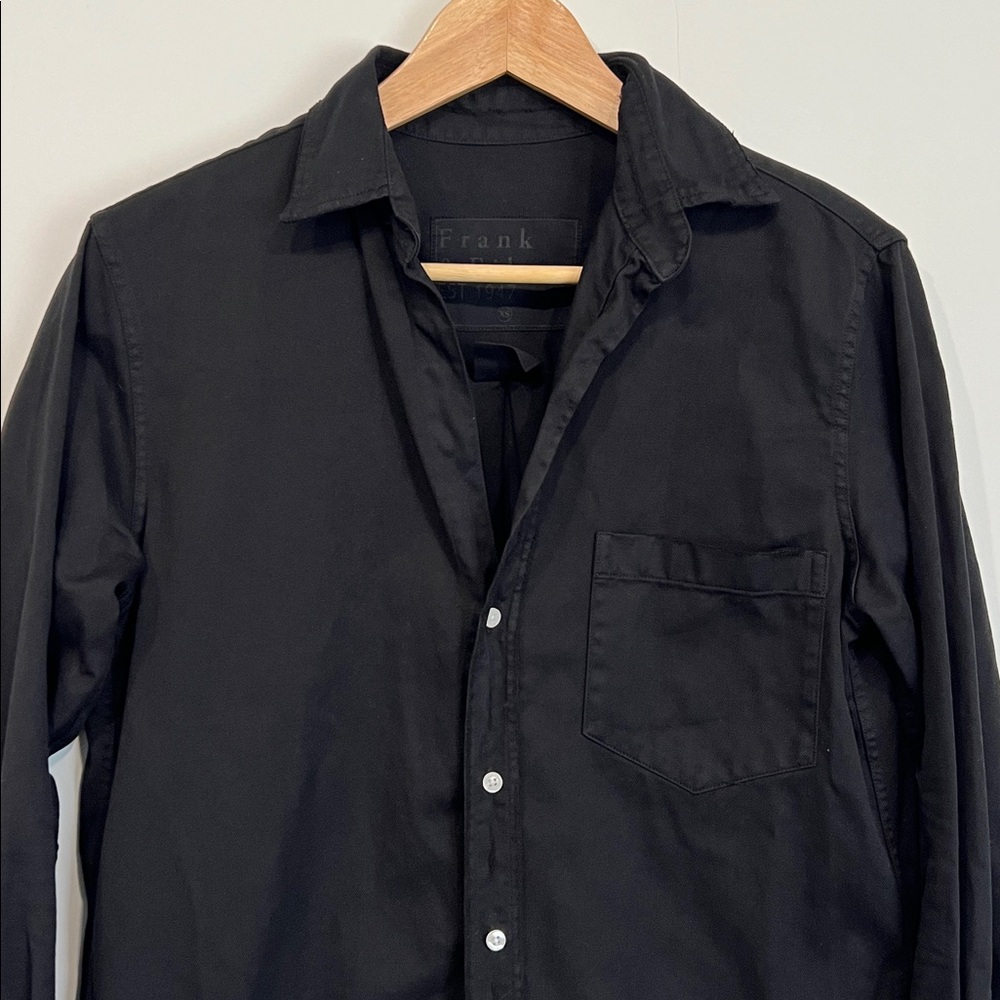 Frank & Eileen Rory Maxi Shirt Dress Famous Denim in Black Size XS - Picture 6 of 16